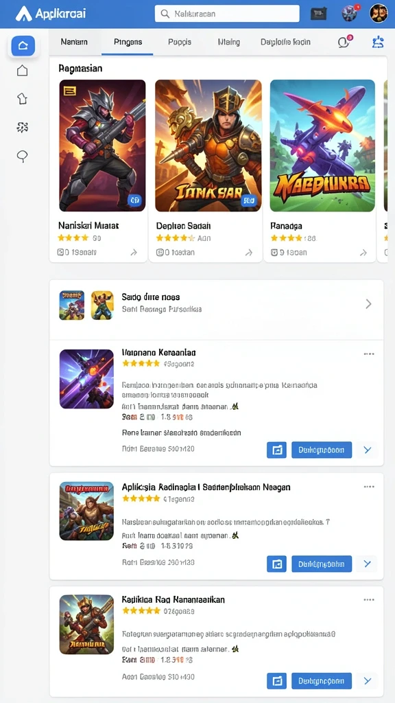 Ruang permainan yang menantang dan menarik.