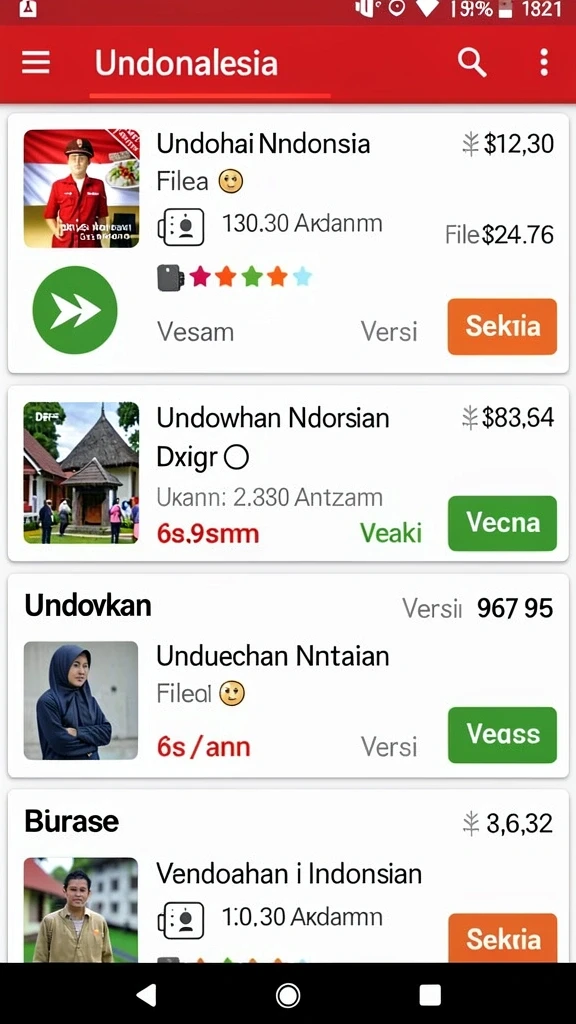 Tampilan antarmuka yang user-friendly dan menarik.