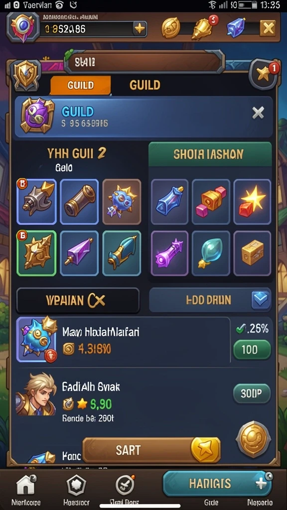 Tampilan menarik dari salah satu slot populer.