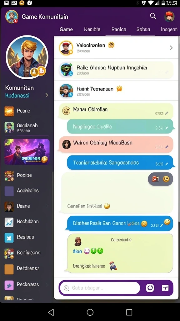 Mode permainan yang menantang dan seru.