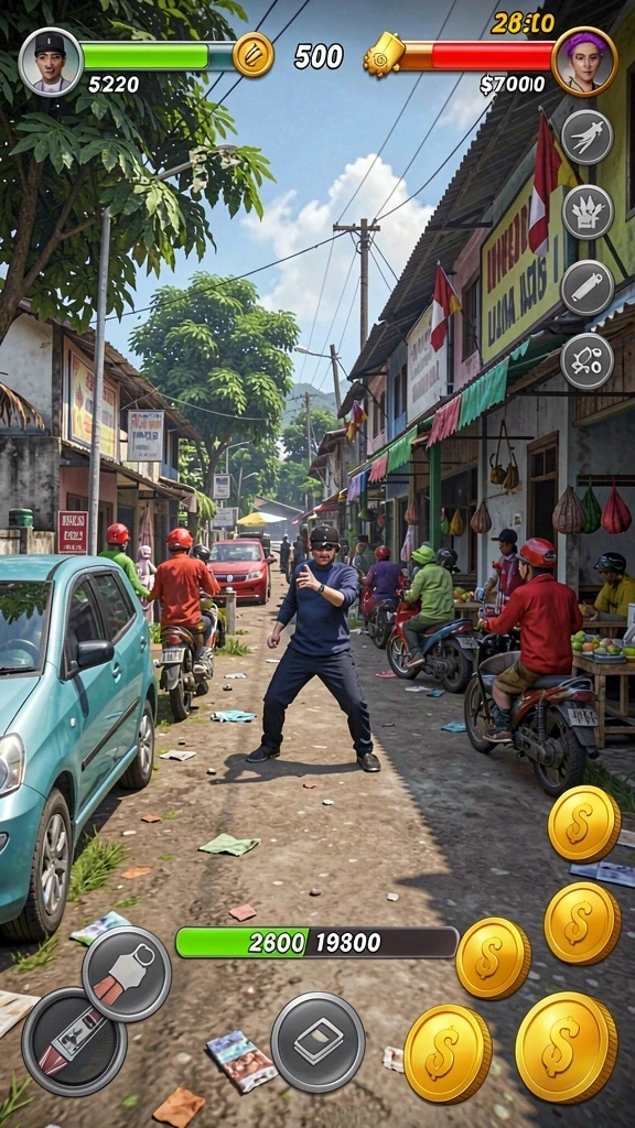 Tampilan awal aplikasi ARIESTOGEL yang menarik.