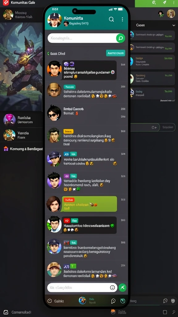 Screenshot menampilkan grafis yang menakjubkan dari BROMO77.