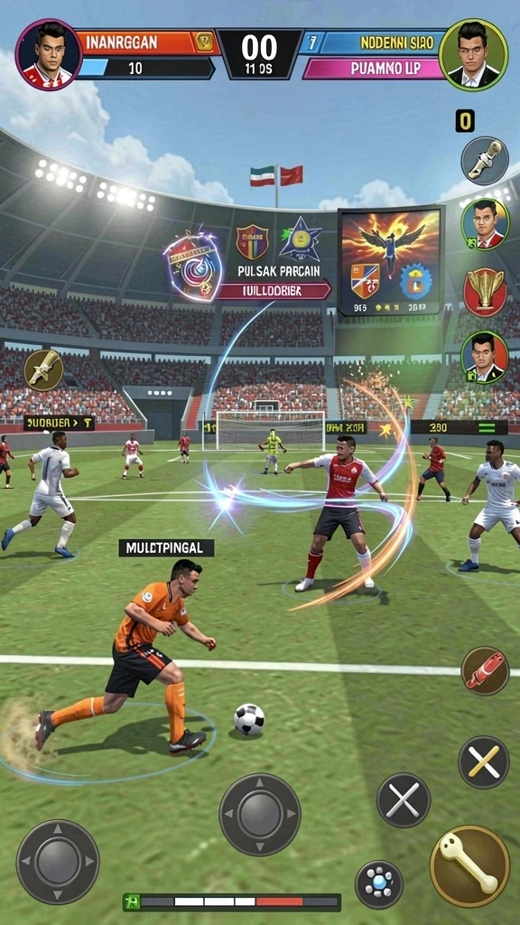 Screenshot menunjukkan aksi seru pemain saat menyelesaikan misi.