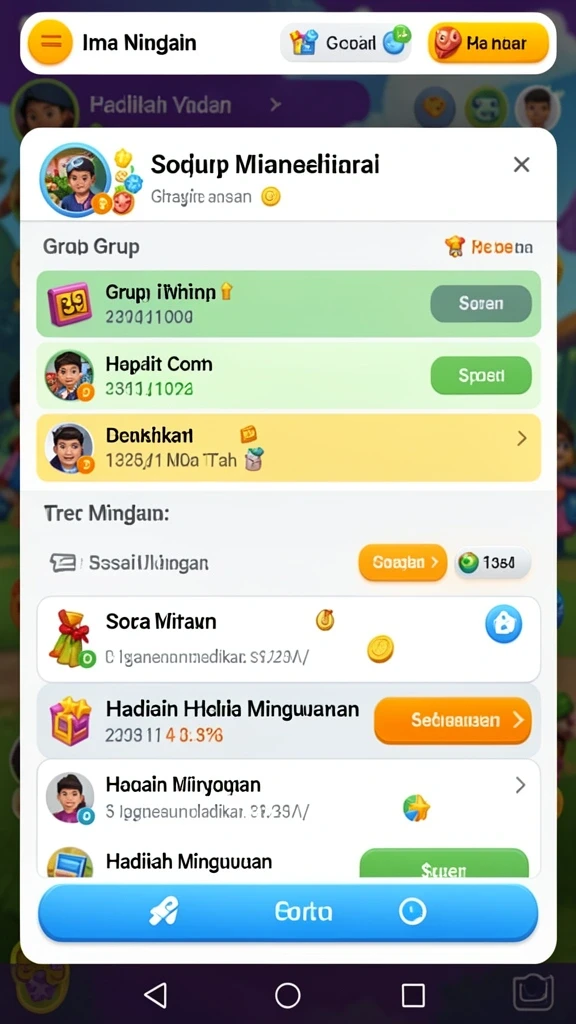 Tampilan antarmuka yang user-friendly.