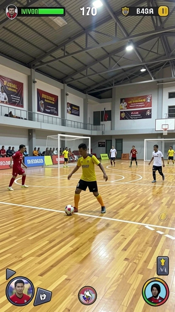 Menampilkan berbagai mode permainan untuk dinikmati.