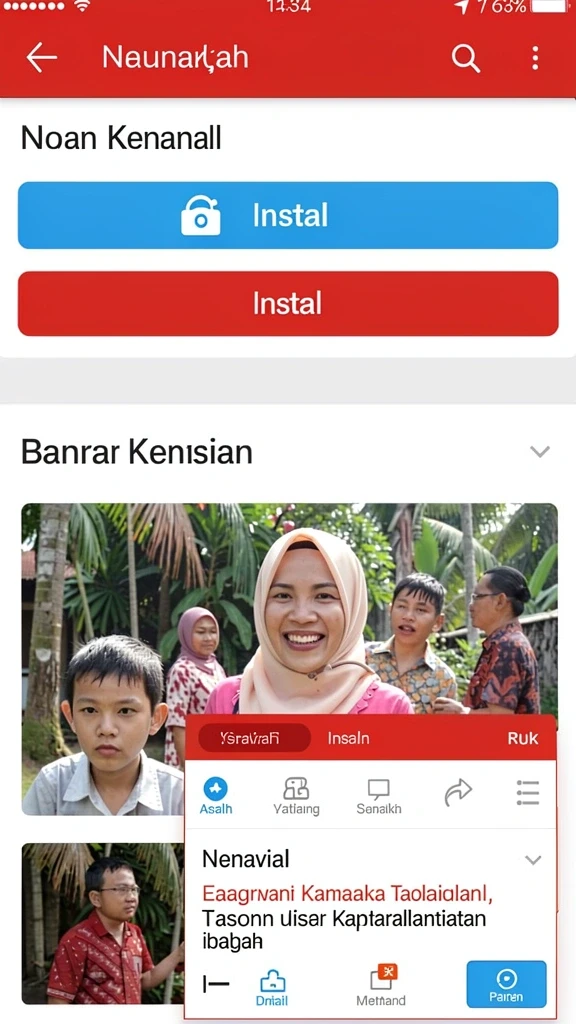 Tampilan antarmuka yang ramah pengguna.
