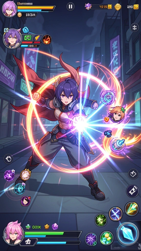 Tangkapan layar menampilkan fitur interaksi sosial dalam game.
