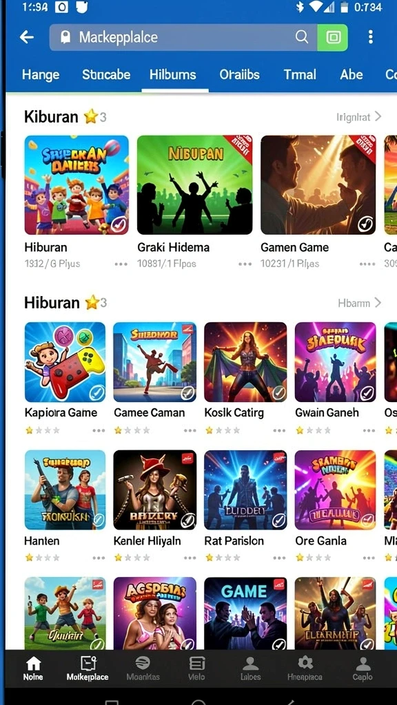 Grafis menawan yang memanjakan mata.