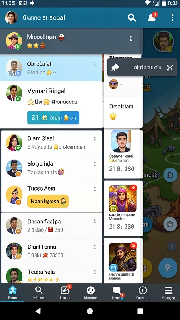 Karakter dengan berbagai kemampuan unik dalam permainan.