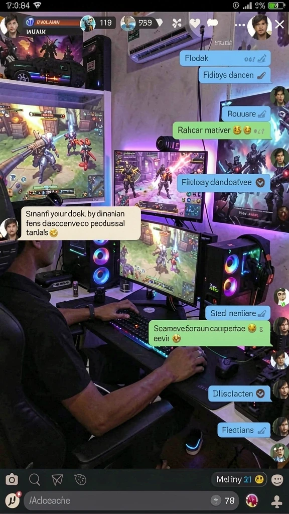 Screenshot saat pemain membangun kerajaan mereka.