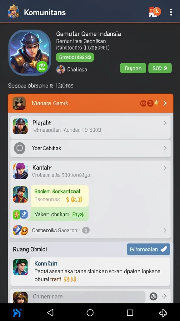 Karakter yang dapat dipilih sesuai selera pemain.