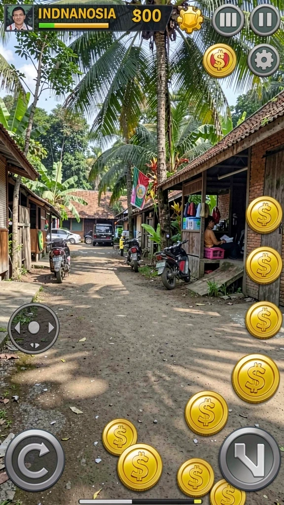 Tangkapan layar menampilkan karakter utama dalam aksi.