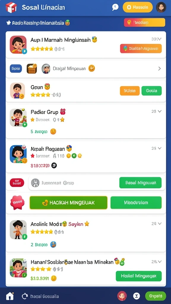 Tampilan antarmuka yang intuitif dan menarik.