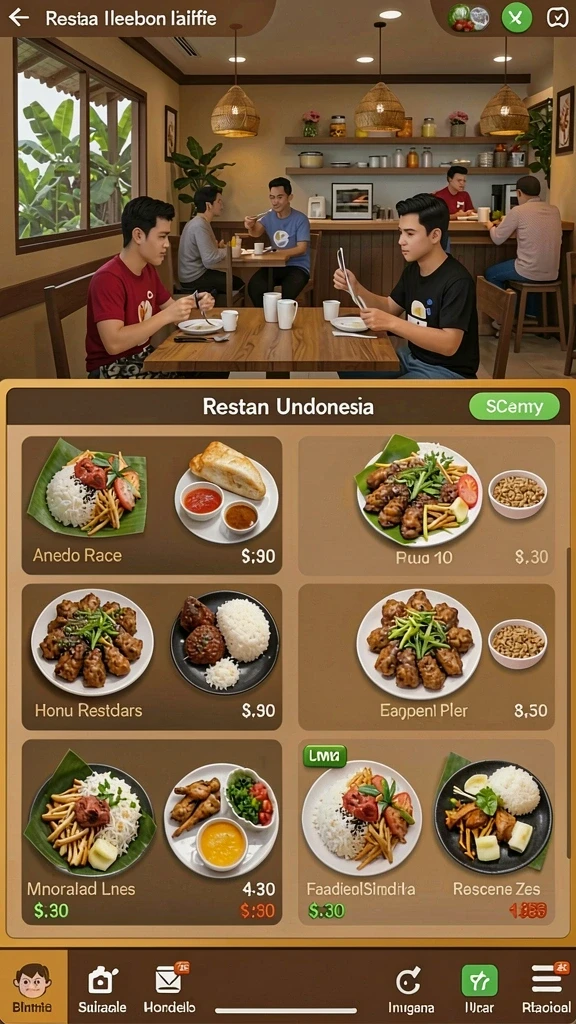 Tampilan antarmuka utama GOGOREJEKI yang menarik.
