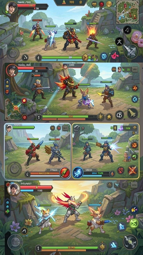 Screenshot 2 menunjukkan mode permainan baru yang seru dan berbeda.