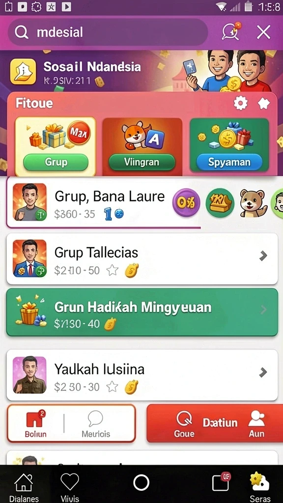 Tampilan antarmuka yang intuitif dan mudah digunakan.