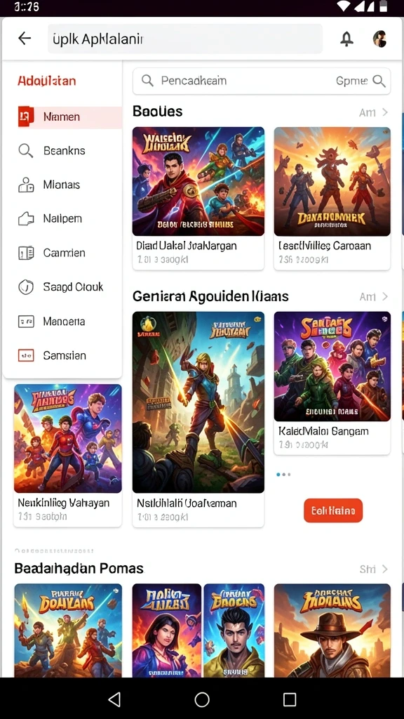 Tampilan antarmuka pengguna yang sederhana dan menarik.