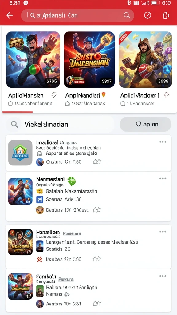 Tampilan visual yang menakjubkan dari permainan slot.