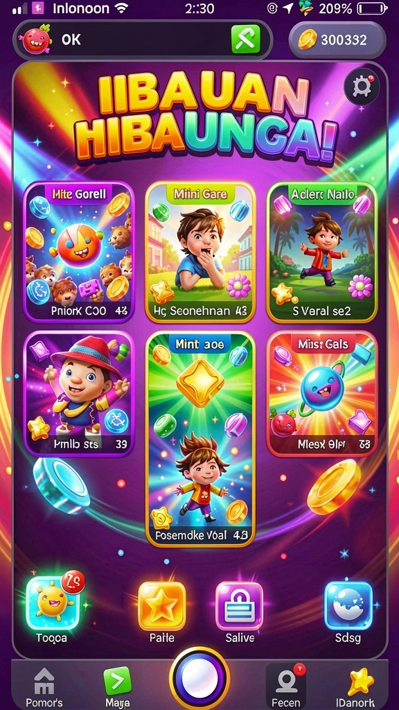Fitur bonus yang menggembirakan di setiap permainan.