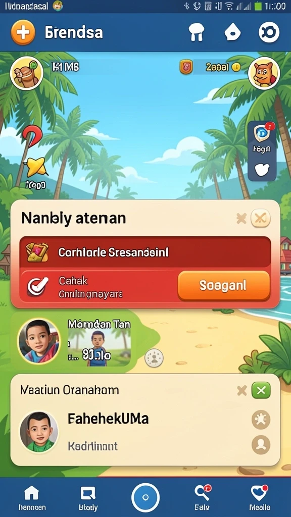 Pengalaman bermain yang menyenangkan dan interaktif.