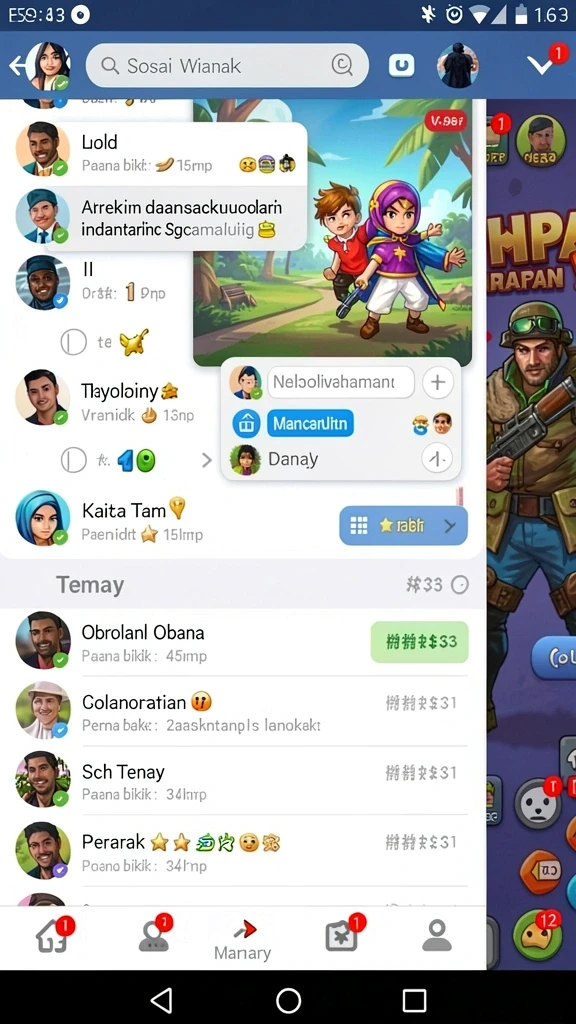 Banyak pilihan permainan yang bisa dinikmati oleh semua pemain.