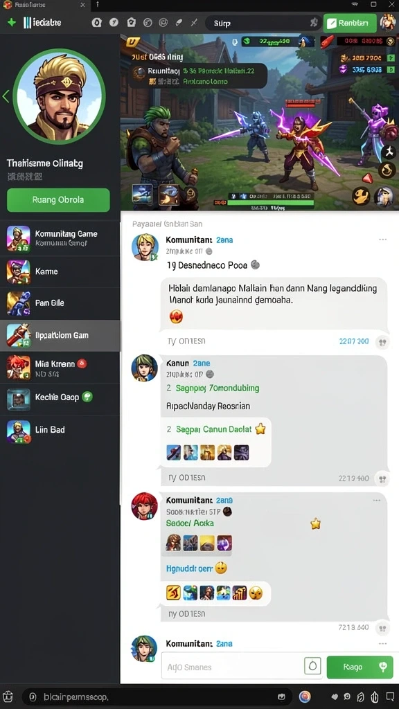 Level yang penuh warna dan menantang.