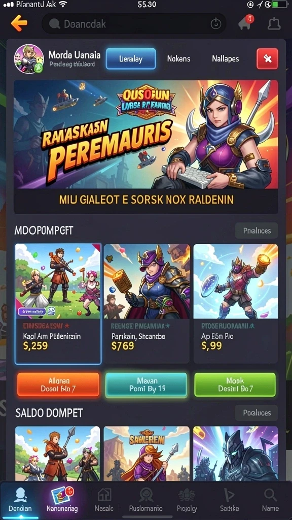 Mode multiplayer yang seru dan interaktif.