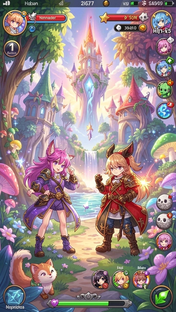 Screenshot menunjukkan grafis yang memukau dari dunia game.