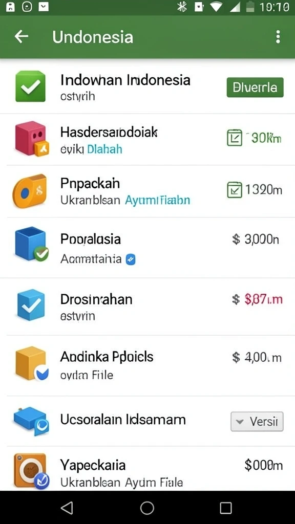 Tampilan menu utama yang intuitif dan menarik.