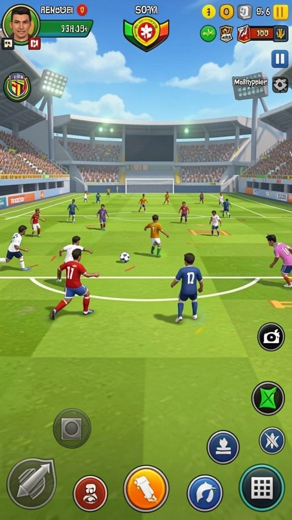 Mode permainan multiplayer yang seru dan interaktif.