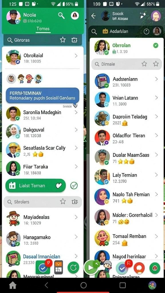 Screenshot menunjukkan karakter utama dalam pertempuran epik.