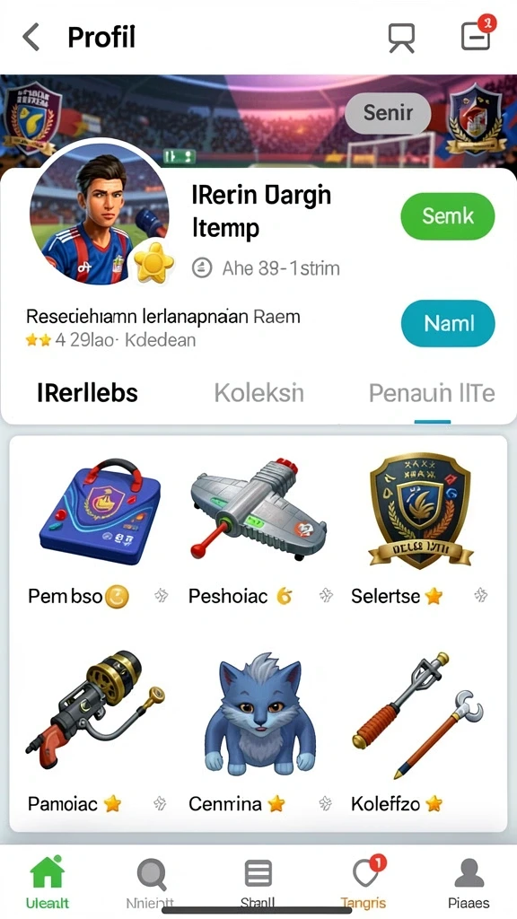 Karakter unik yang siap untuk dijelajahi.