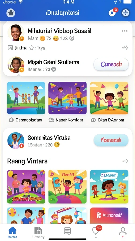 Antarmuka pengguna yang mudah digunakan dan menarik.