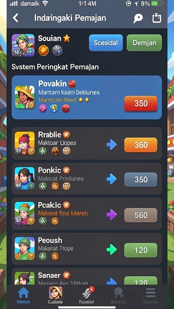 Fitur multiplayer yang mendukung interaksi sosial.