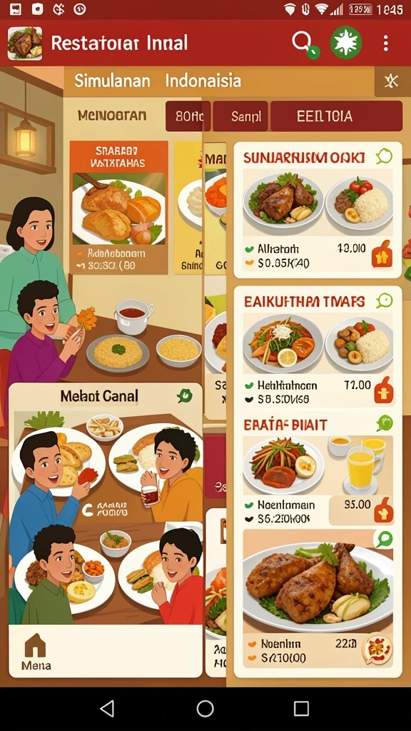 Tampilan antarmuka yang menarik dan mudah digunakan.