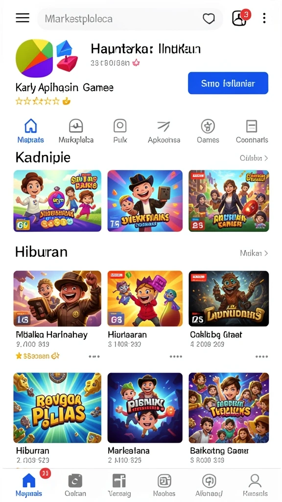Tampilan antarmuka yang user-friendly.
