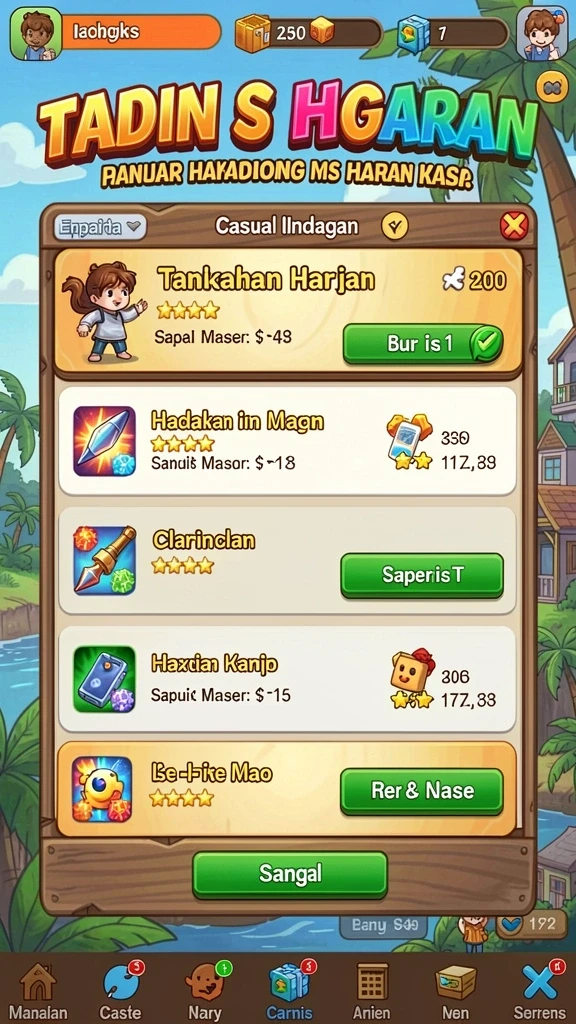 Screenshot tampilan antarmuka pengguna yang intuitif.