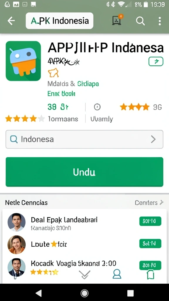 Tampilan karakter utama yang menawan.