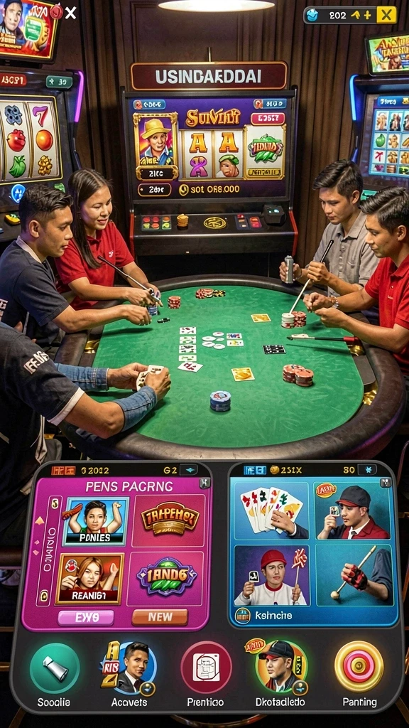 Tampilan awal ZK3 dengan karakter karakter unik.