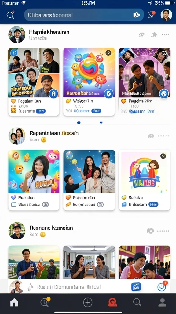 Fitur multiplayer yang memungkinkan bermain bersama teman.